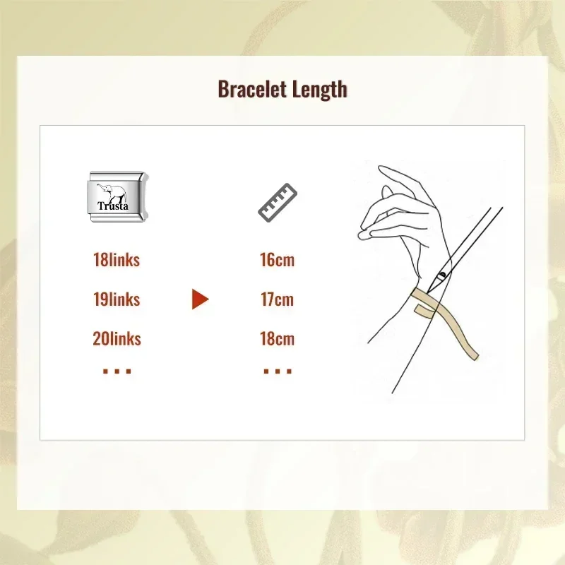 Trusta Модный Романтический Любовь Сердце Набор итальянские звенья очаровательный