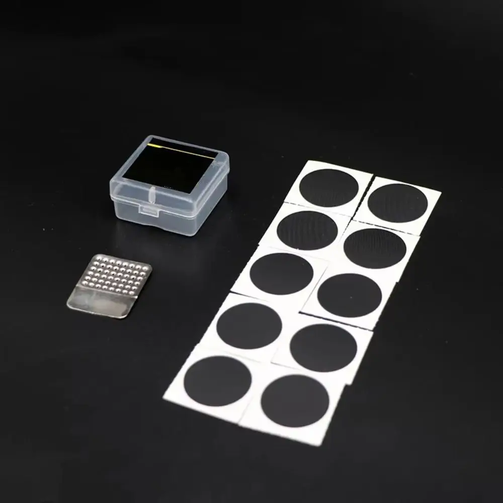 10 шт. самоклеящиеся Черные Резиновые Патчи для шин велосипеда