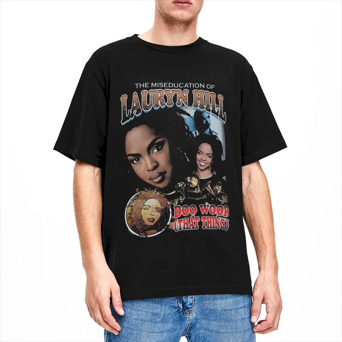 

Футболка мужская с круглым вырезом, 100% хлопок, в винтажном стиле