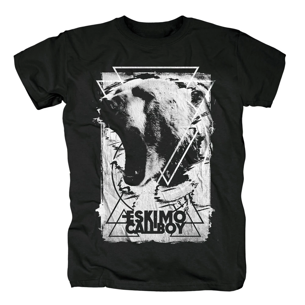 

2 designs German Metalcore band Electronicore Eskimo Callboy Crystals shirt Vintage 3D bear 100%Cotton tee camiseta Streetwear