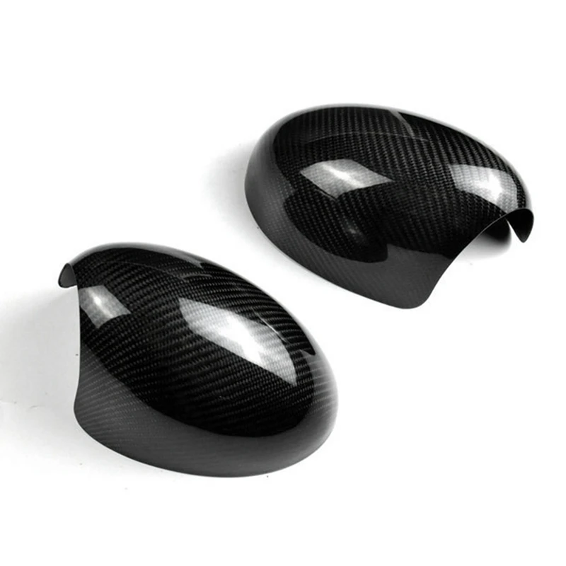 Автомобильная зеркальная крышка из настоящего углеродного волокна для BMW Mini Cooper