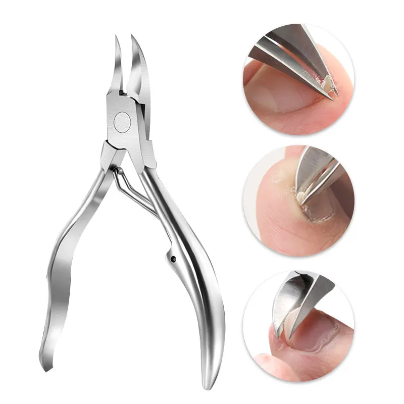 

Stainless Steel Nail Clippers Trimmer Paronychia Ingrown Correction Pedicure Care Professional Cutter Nipper Tools Feet Toenail
