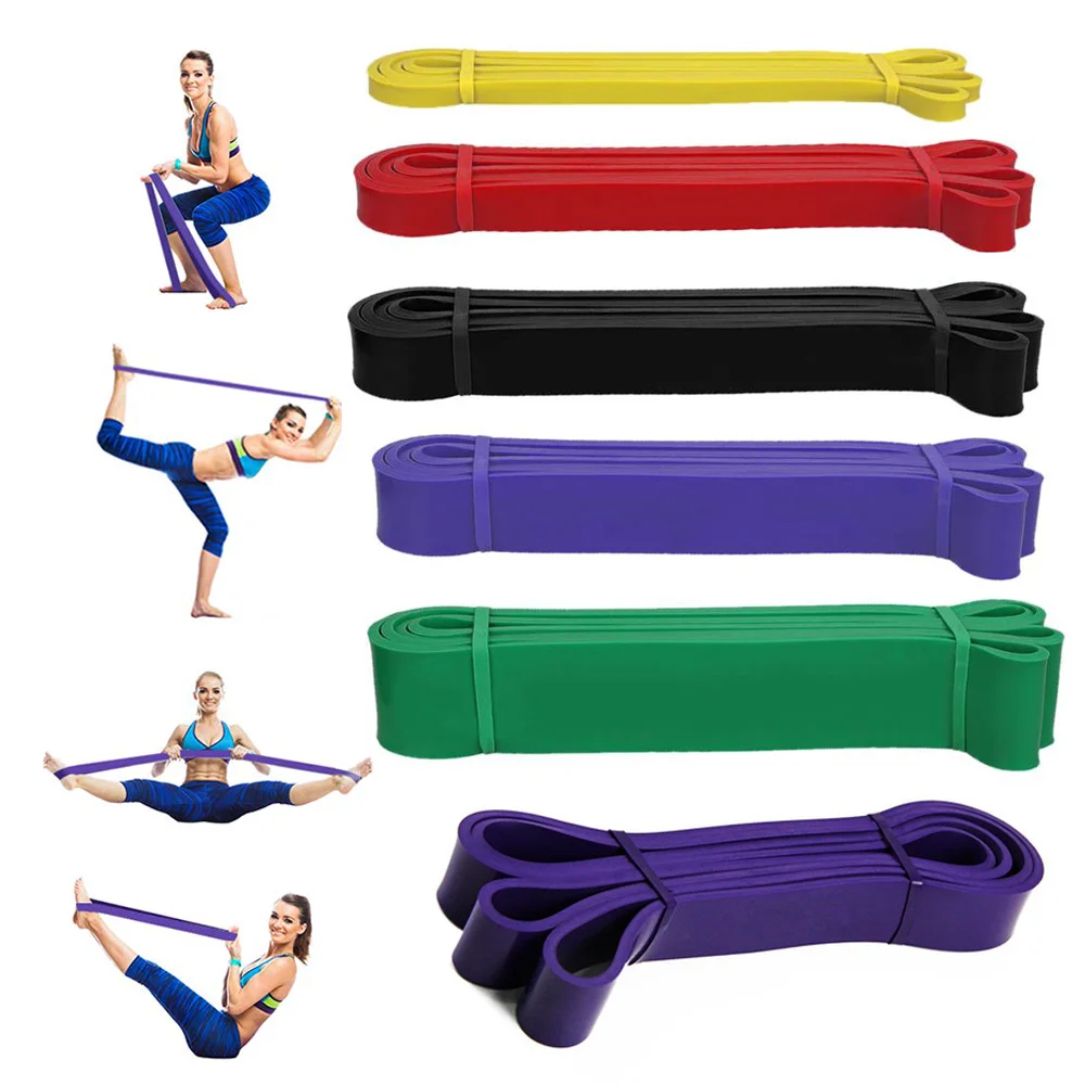 

Ленты для фитнеса 208 см, Эспандер для фитнеса, резиновые ленты для домашнего тренажерного зала, для силовых тренировок, портативный эспандер...