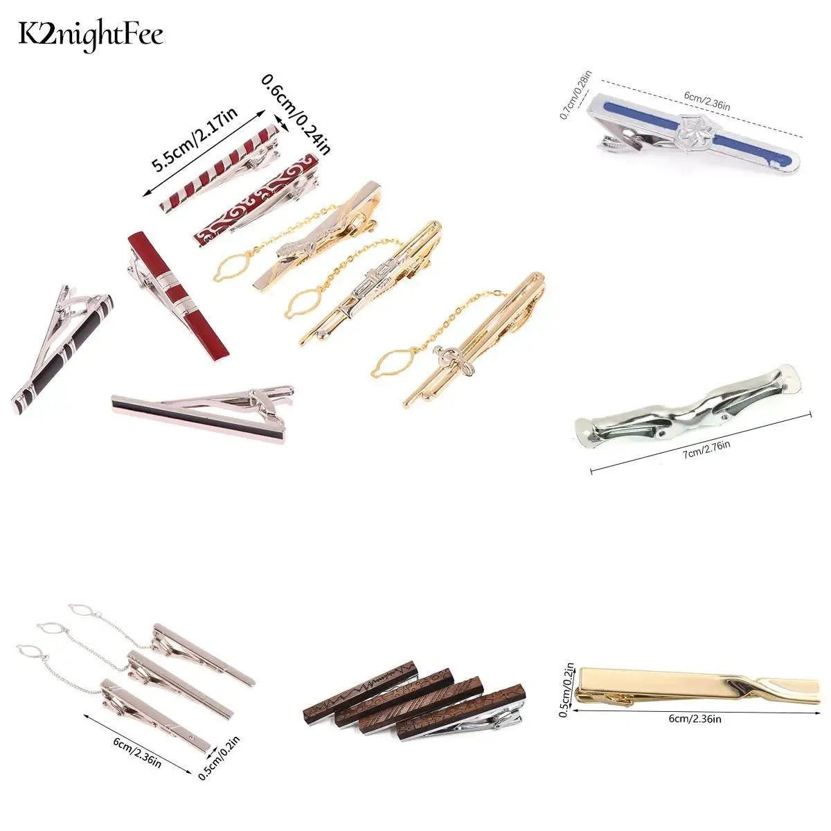 

2Pcs Tie Clip On Hardware Bow Tie Fasteners Tie Clips DIY Bowtie Hardware Fastener Great Grade Metal Accessories