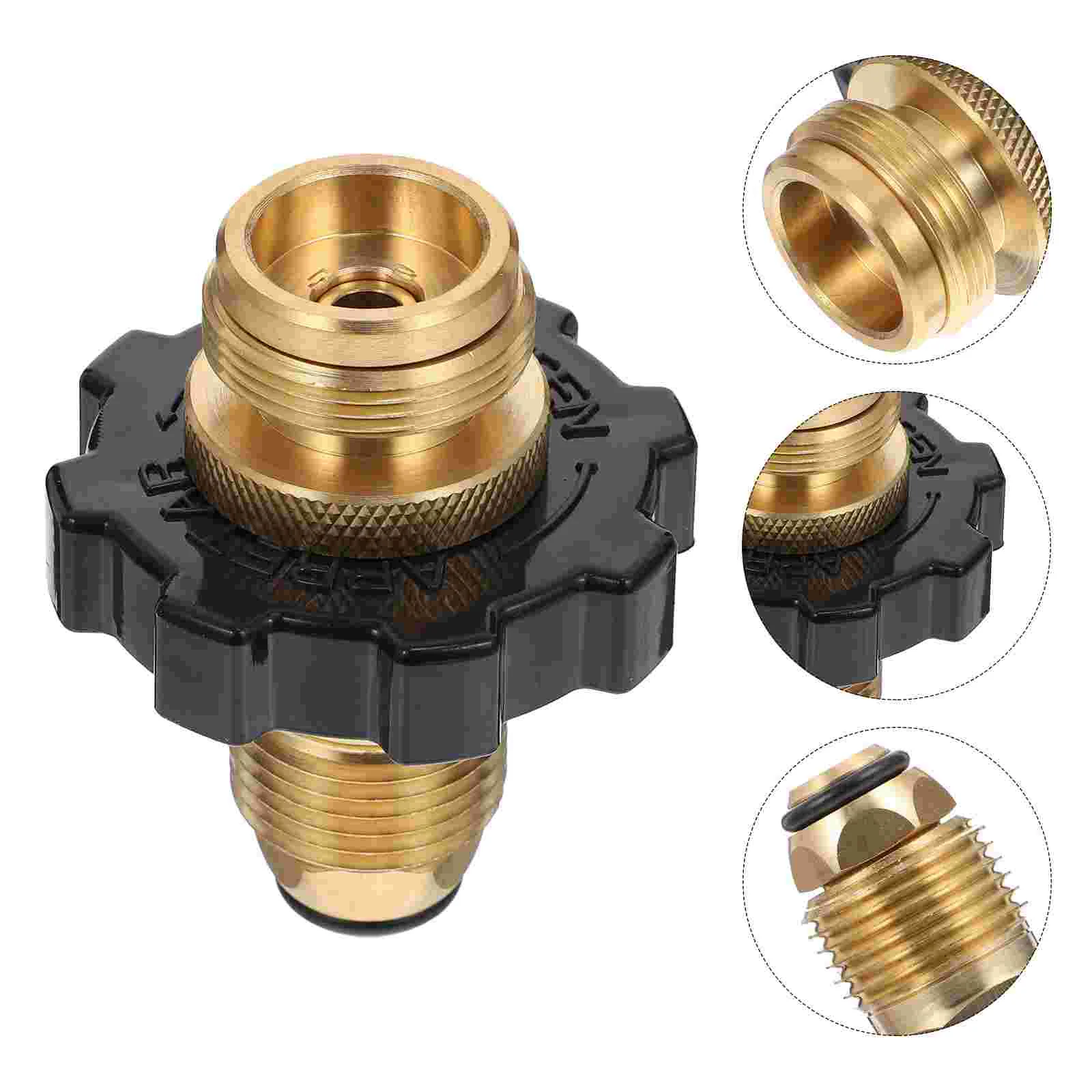 

1Pc Portable Outdoor Camping Stove Adapter Output Gas Tank Adapter (US Standard)