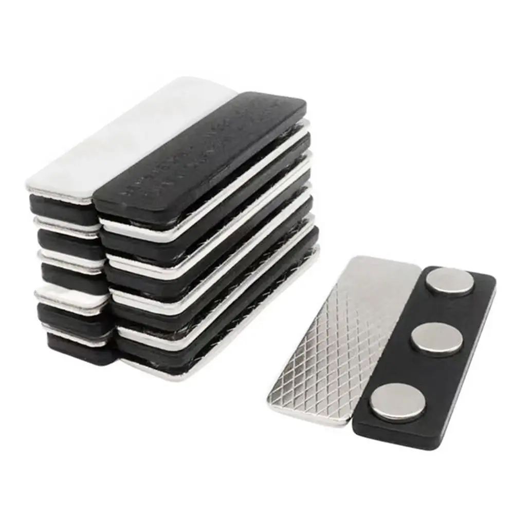 10 шт. магнитные держатели для значков с 3 магнитами