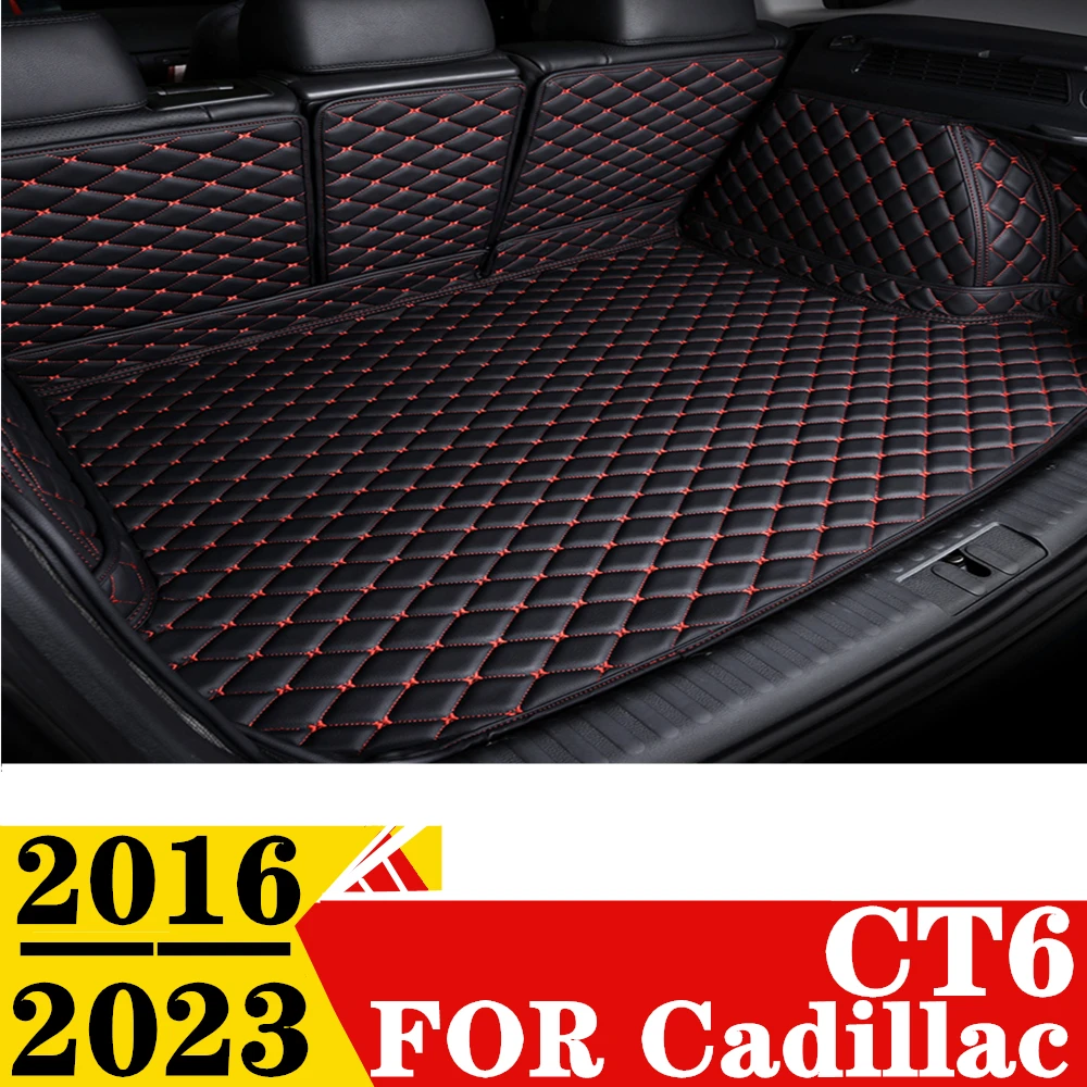 

Car Trunk Mat For Cadillac CT6 2016-23 All Weather XPE Custom FIT Rear Cargo Cover Carpet Liner AUTO Parts Tail Boot Luggage Pad
