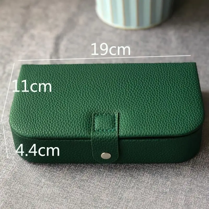2023 Portable Jewelry Box Jewelry Organizer Display Travel Jewelry Case Boxes Button Leather Storage Chenille Jewelers Joyero