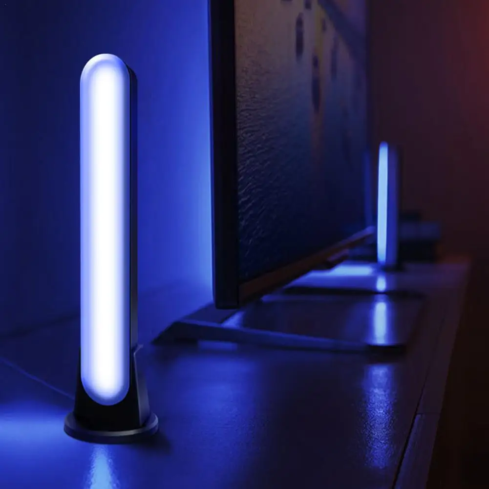 

RGB Desktop Atmosphere Night Light Strip LED Colorful Music Rhythm Pickup Lights App Control Home Living Room Decor Table Lamp