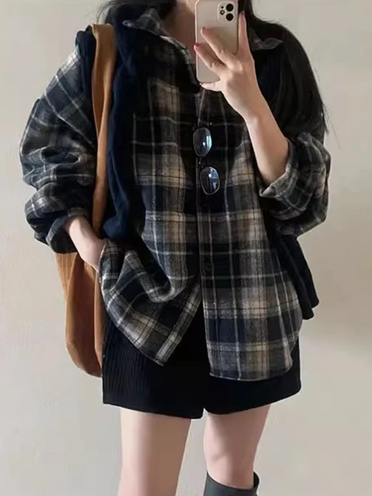 Южная Корея Шикарная осенне-зимняя классическая однобортная свободная