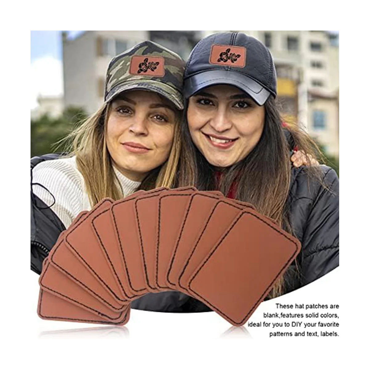 Заготовки для лазерной гравировки 90 шт. заплата шляпы без рисунка износостойкая