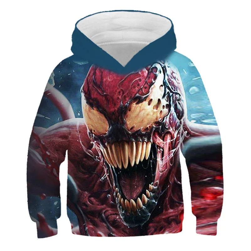 

Venom Brand New 2022 Marvel Children Clothing Infant Babe Kids Boy Sweater Hoodies Sweatshirts T-shirt Baby Boys Clothes 1-14Y