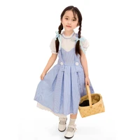 primary kid girls 2020 peasant costume child one piece dress child group cosplay clothing for little girls 4 11t