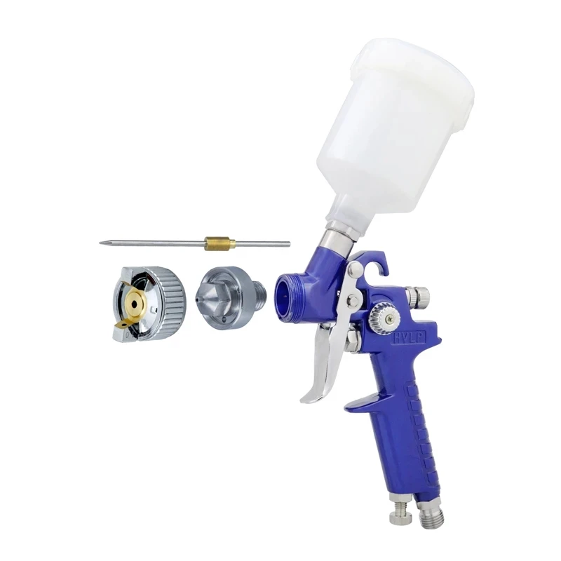 

Spray Guns 0.8mm / 1.0mm Nozzles H-2000 Professional HVLP Mini Paint Spray Gun Airbrush For Painting Car Pneumatic Gun