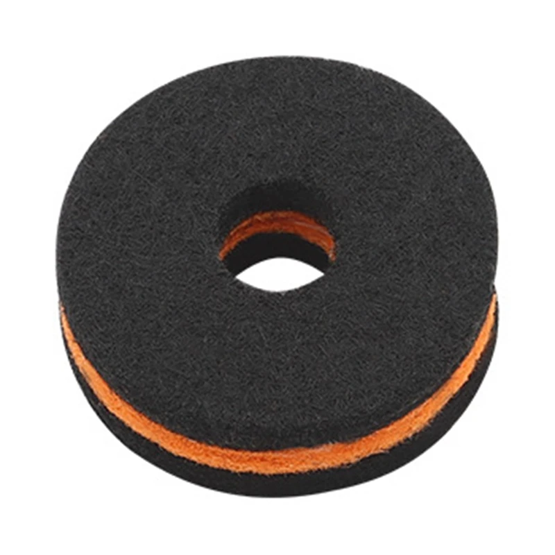 10 шт. полка для барабана черно-оранжевая двухцветная подкладка волос набор