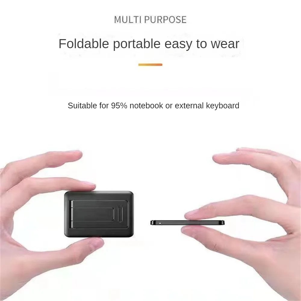 

Mini Mobile Phone Stand Black Tablet Laptop Cooling Holder Folding Heat Dissipation Notebook Keyboard Universal Bracket Portable