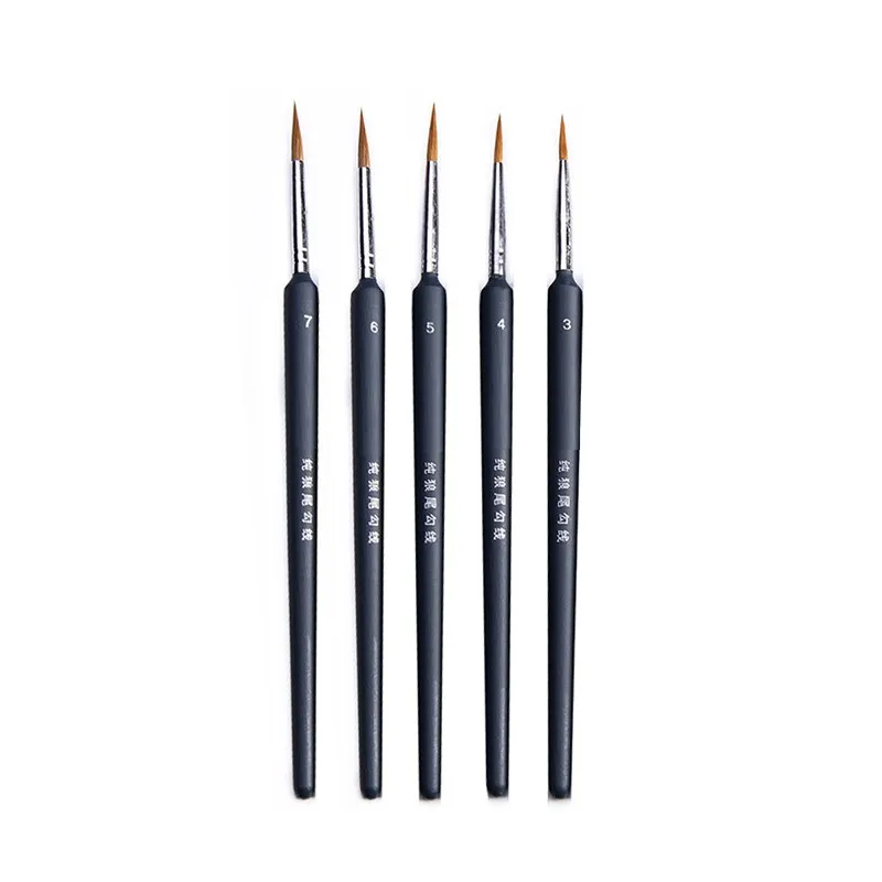 Ручка с одним контуром профессиональная нейлоновая кисть для рисования