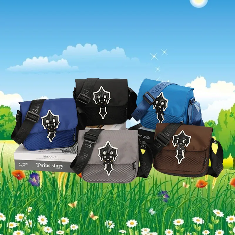 

2023 London Bag Fashion Ladies 5 Colors Trapstar Brand Bag Shoulder Bag Spot Embroidery Solid Color Unisex London Messenger Bag