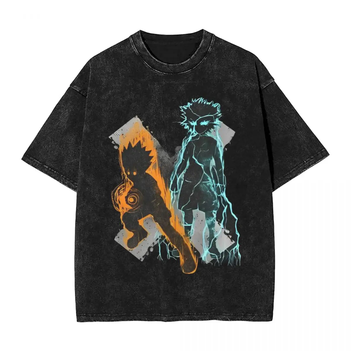 Промытые футболки охотники X классная футболка в стиле хип-хоп большой размер