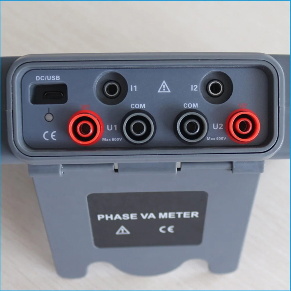 FR2010E + FR2010 умный двойной зажим фазовый вольтметр напряжение ток коэффициент