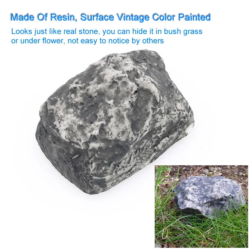 Сейф для хранения секретного камня водонепроницаемый Скрытый в форме дома улицы