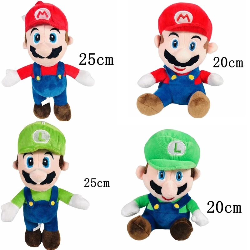 

25 см, плюшевая игрушка "Луиджи и Марио"