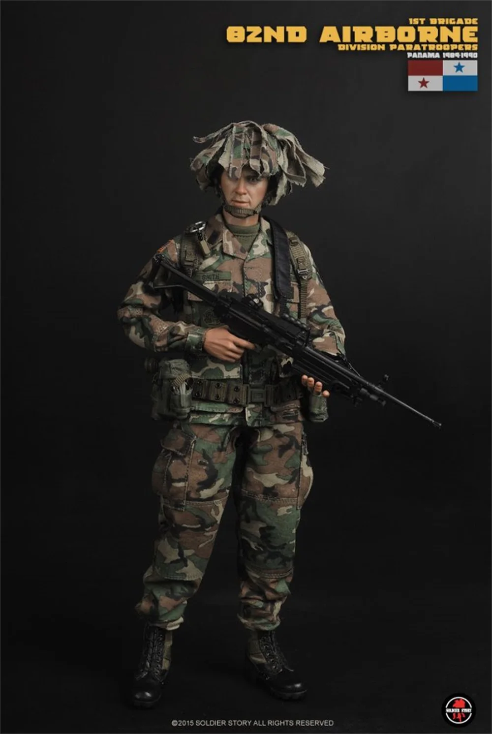 

1/6th Soldierstory SS089 US 82nd Airborne Division Paratrooper Invasion of Panama 1989-1990 Full Set Figures For Fans Collect