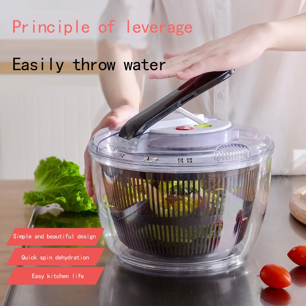 

Manual Salad Spinner Vegetable Dehydration Basket Kitchen Vegetable Washer