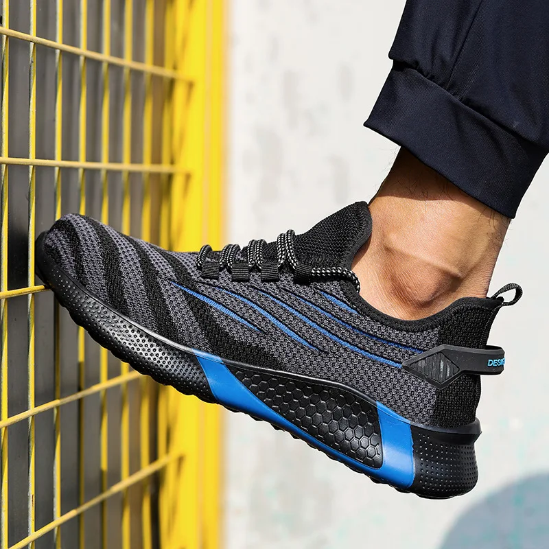 

Men Work Safety Shoes Anti-puncture Working Sneakers Male Indestructible Work Shoes Men Boots Lightweight Men Shoes Safety Boots