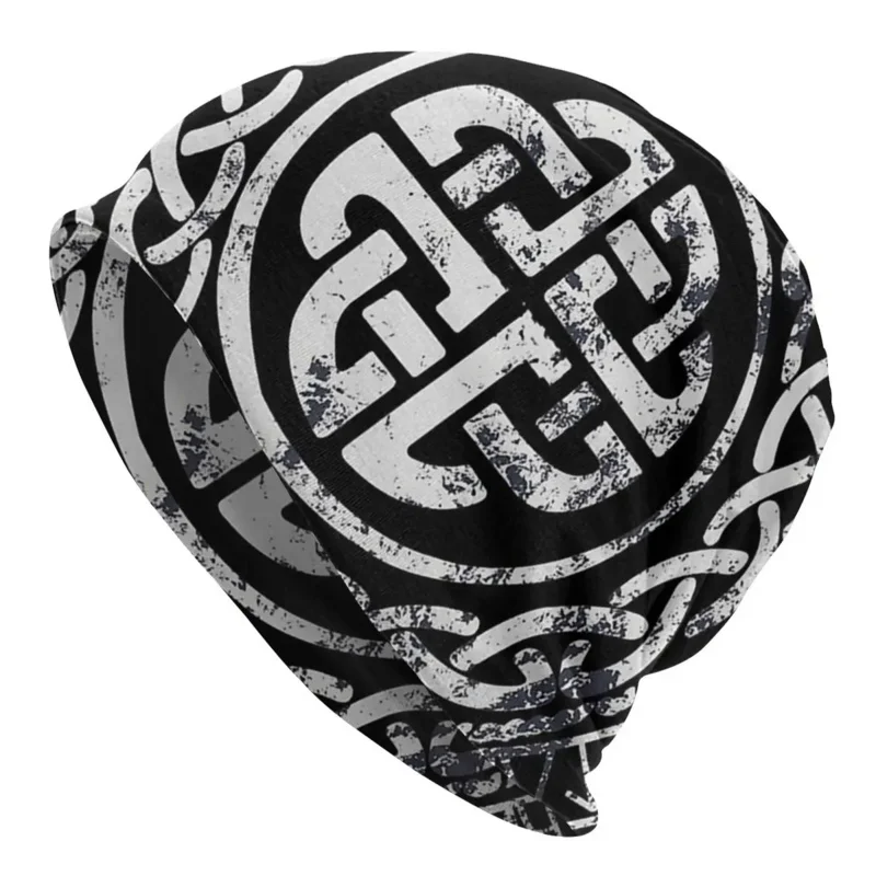 

Wikinger Ornament Viking Autumn Female Warm Beanies Double Used Cycling Bonnet Hats