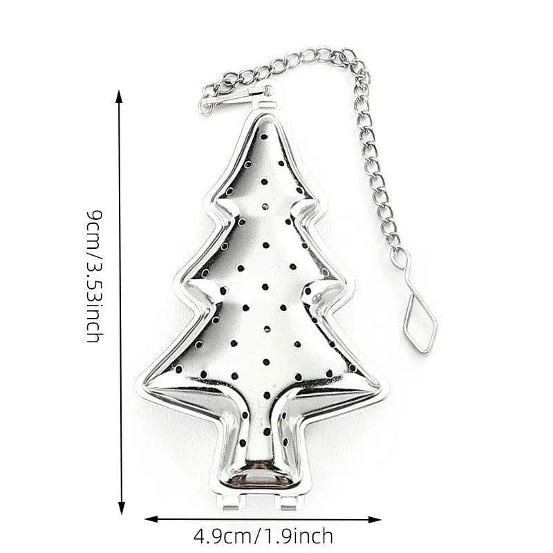 Ситечко для чая в форме рождественской елки из нержавеющей стали