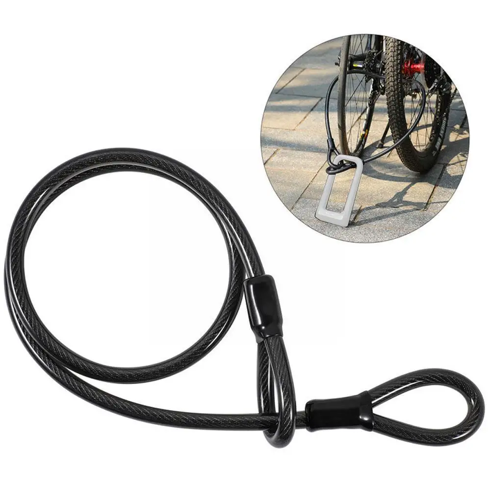 

Bicycle Lock Wire Rope Wire Cycling Strong Steel Cable Lock Road Equipment Bicycle Steel Cable Riding Portable Mountain L6X4