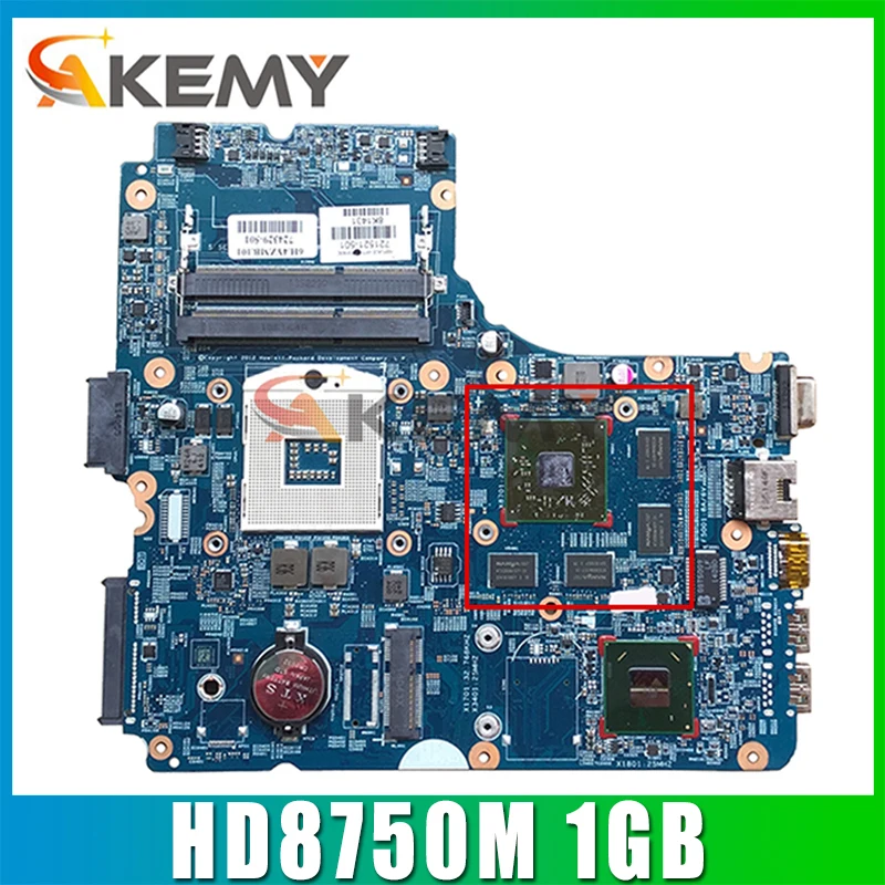 

Высококачественная материнская плата для ноутбука HP 440 450 G0 721521-001 721521-501 721521-601 HM76 HD8750M 1 ГБ GPU MB 100% протестирована