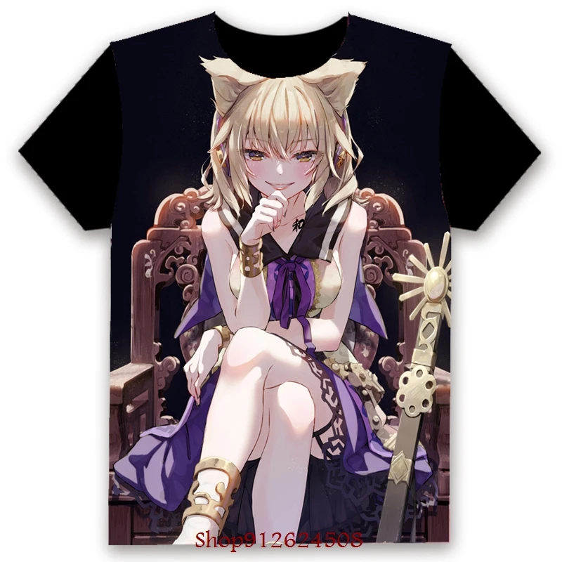 Футболка Мужская/Женская с 3D-принтом Аниме TouHou Project Повседневная Свободная