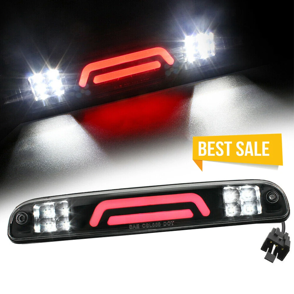 

Smoke Lens LED Third 3rd High Level Brake Light For Ford F250 SD F350 F450 F550 Ranger Red Car Cargo Parking Tail Signal Lamp
