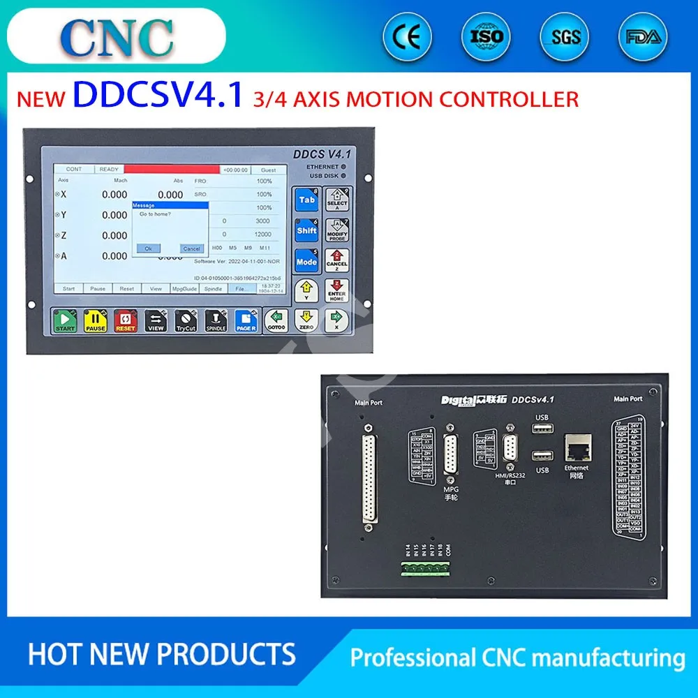 3-осевая 4-осевая автономная система движения DDCSV4.1 набор контроллеров CNC 3D