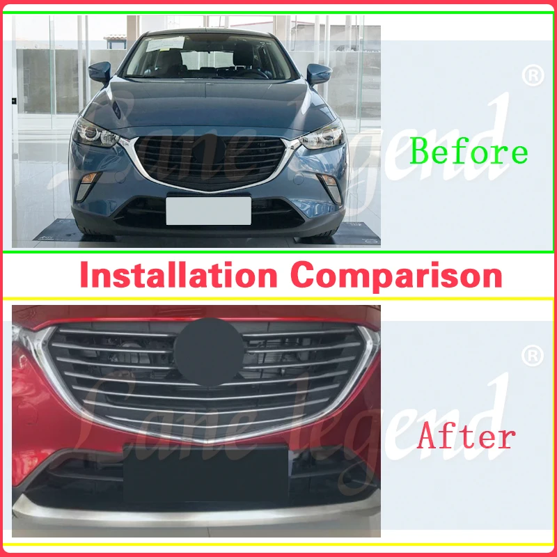 Качественный сплиттер для переднего бампера Mazda CX3 CX-3 2014-2024 передний бампер