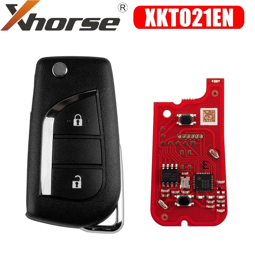 

Xhorse XKTO21EN проводной дистанционный ключ 2-го поколения для Toyota с 2 кнопками