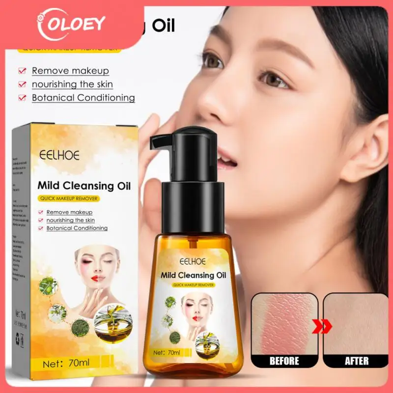 

Eelhoe Gentle Cleansing Oil Makeup Remover Liquid Refreshing Deep Cleansing Eye Lip Face Skin Care Moisturizing Dirt Cleanser