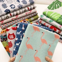 chainhoprinted cotton linen fabricdiy sewing quilting materialfor sofatable clothcurtainbagcushionfurniture cover cl98