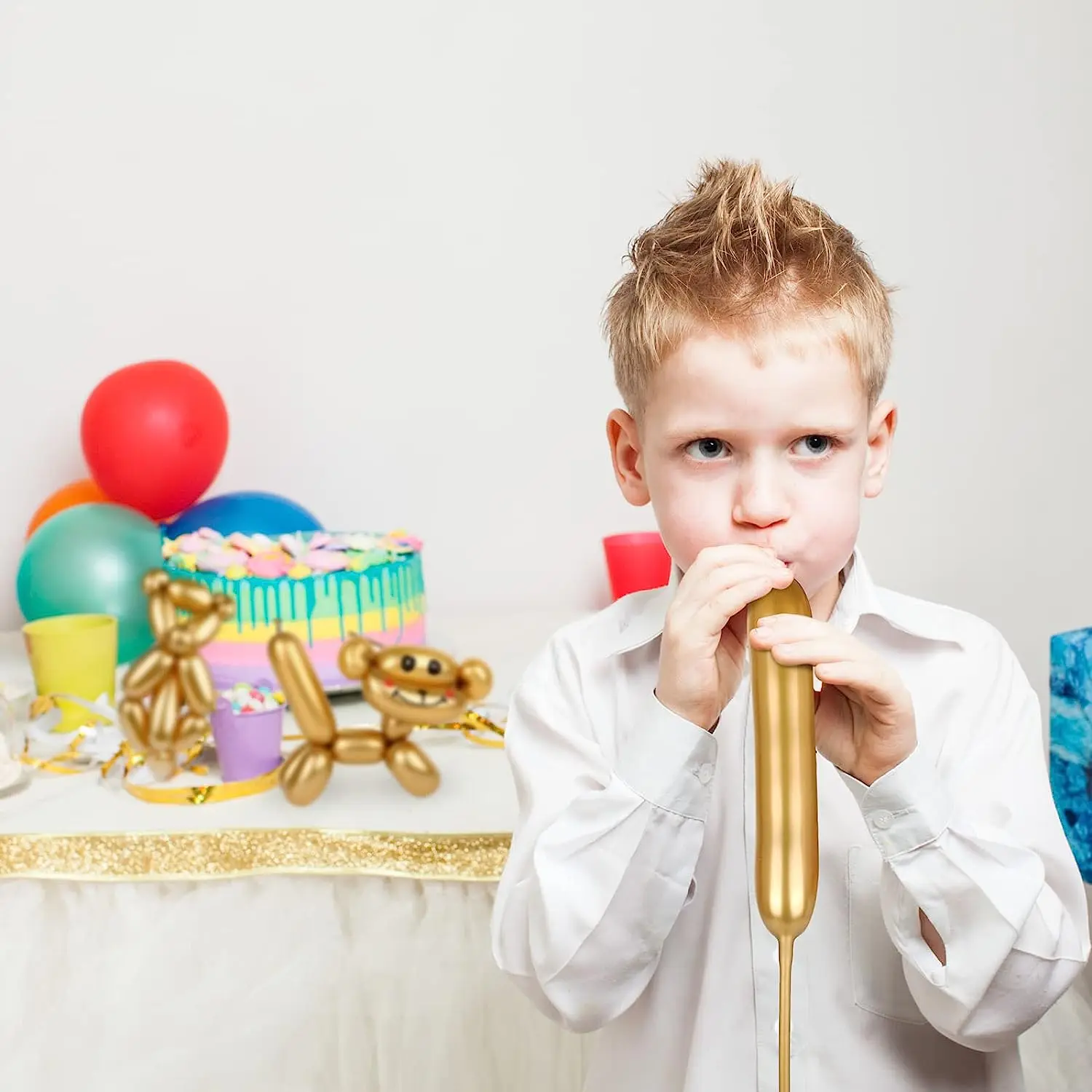 30/20/10 шт. металлические длинные воздушные шары