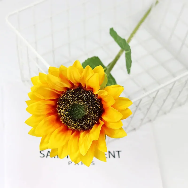 Искусственные Подсолнухи искусственные цветы реквизит для фотосъемки свадебные