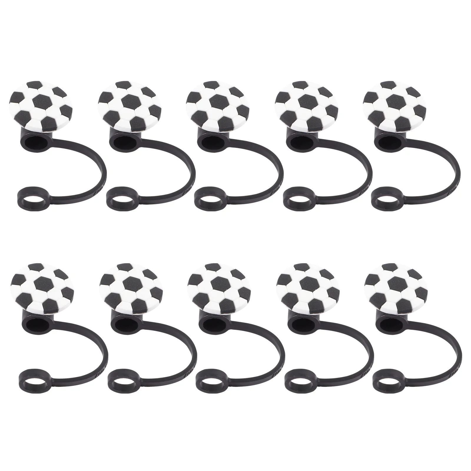 

Straw Covers Straws Tips Drinking Reusable Caps Party Plugs Centerpiecestables Cover Silicone Cap Tipfavors Basketball Topper