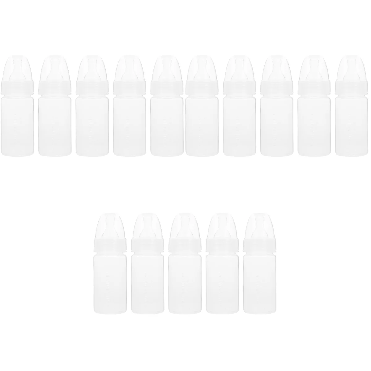 

15 Pcs Newborn Disposable Milk Bottles Babies Supple Milk Bottles (White)