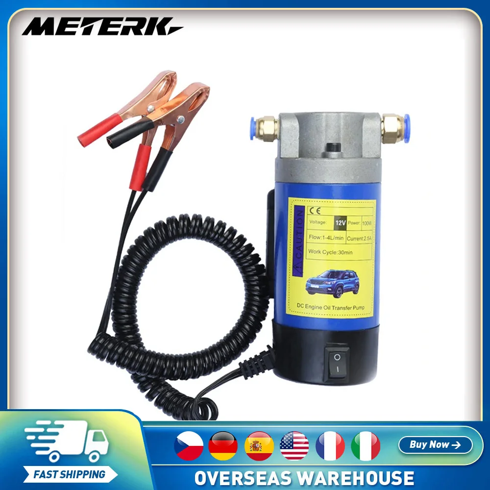 

12V Electric Scavenge Suction Transfer Change Pump for Pumping Oil Transfer Pump for Car Motor Boat Motorcycle Fluid Siphon Tool