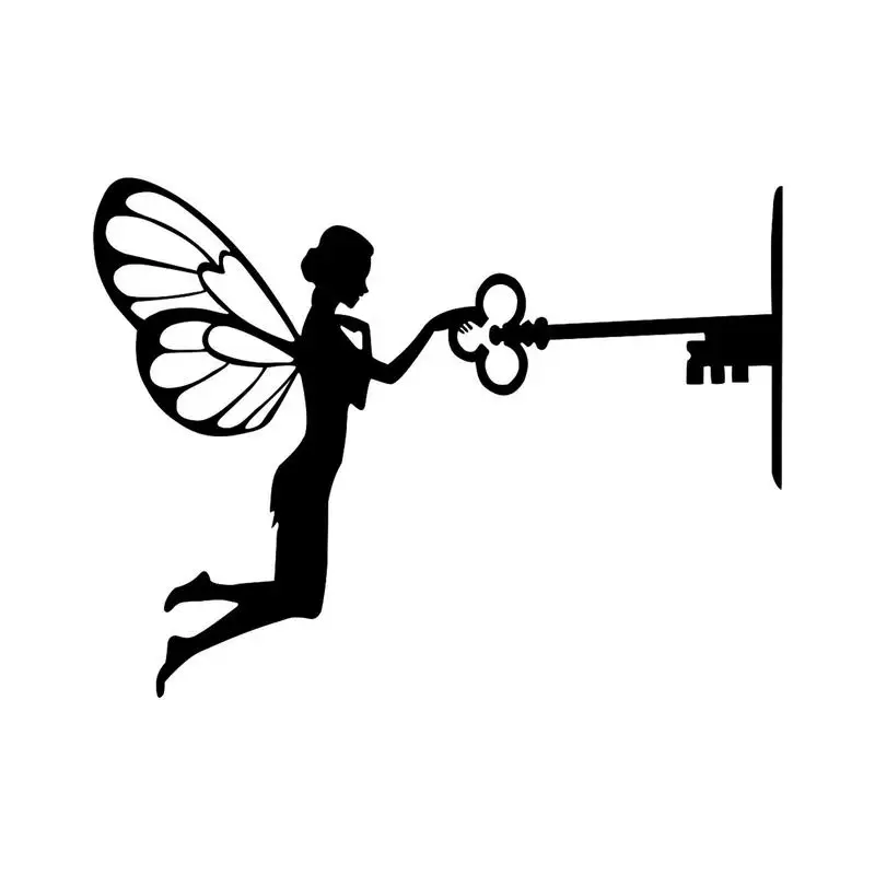 

New Creative Fairy Tree Plug Inserting Ornament Metal Art Decoration Waterproof Iron Art Outdoor Garden Decor