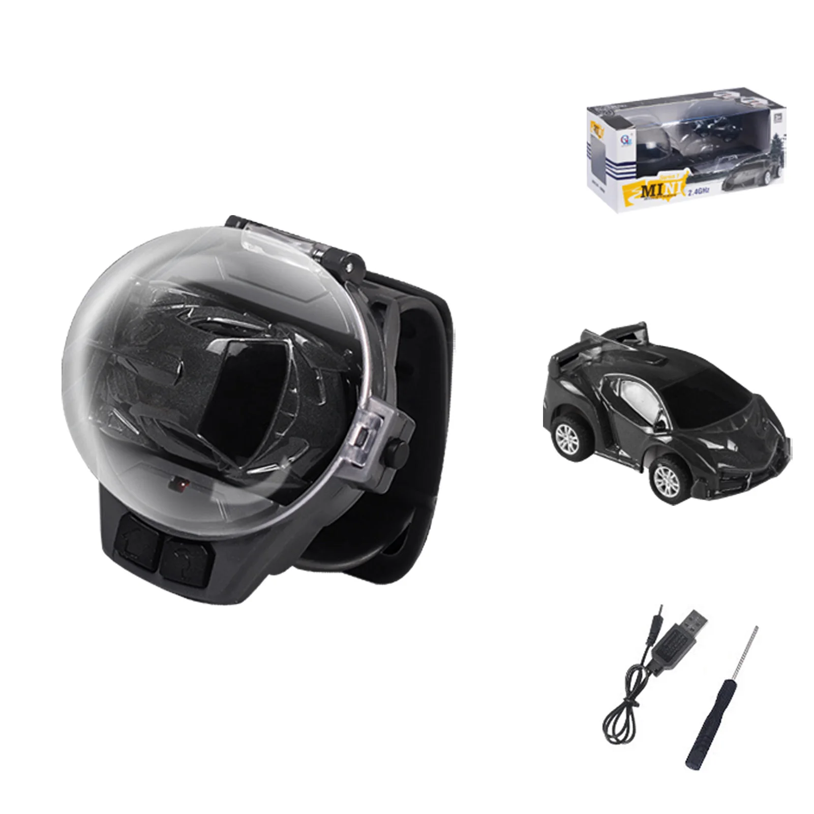 

Mini Watch Remote Control Car ABS Detachable Mini Remote Control Car Watch Control Rechargeable Toy Cars For Boys Girls Birthday