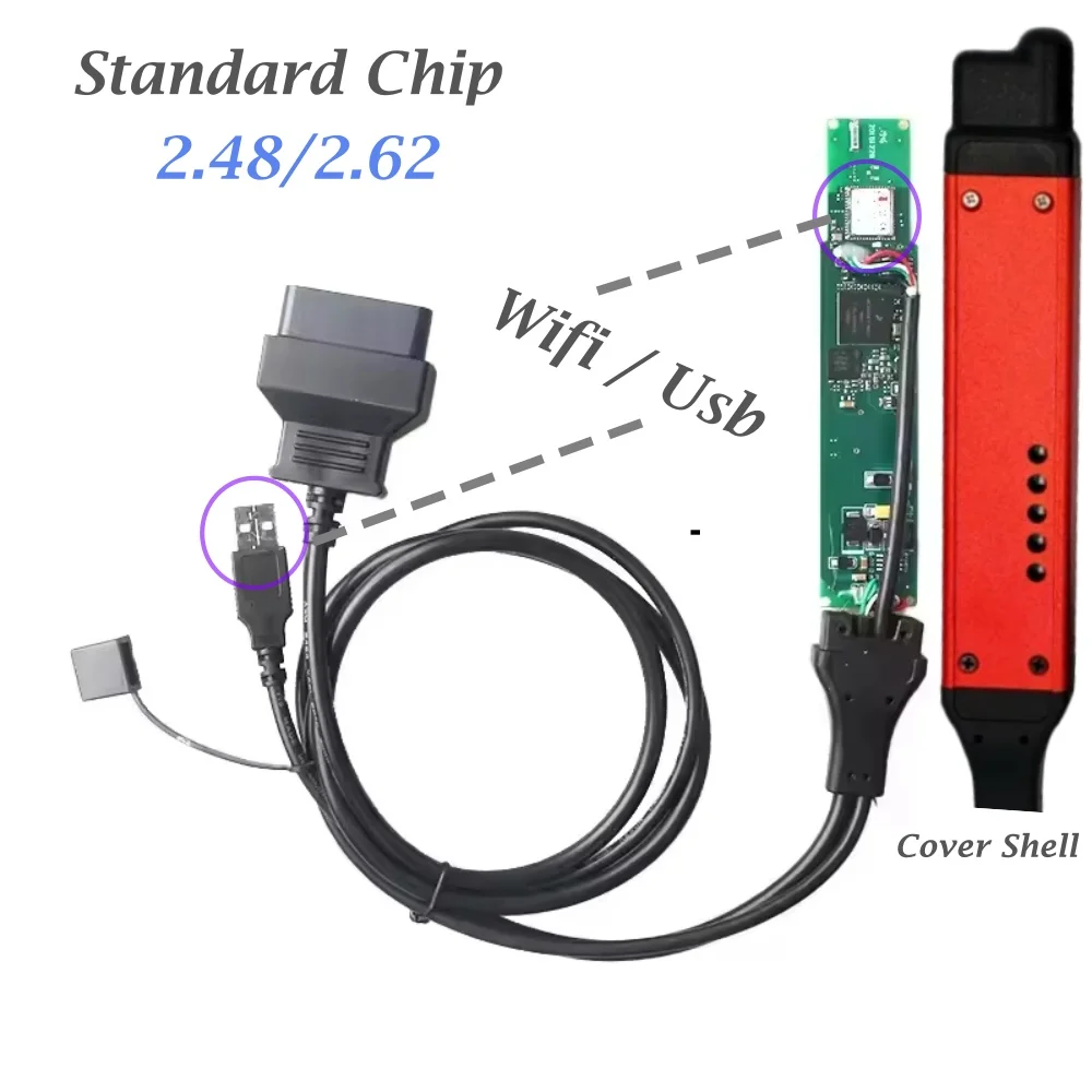 НОВЫЙ диагностический инструмент VCI3 Full Chip Wifi USB для грузовиков, сканер кодов неисправностей для тяжелой техники VCI 3, поддержка удаления кодов неисправностей и программирования (art.: 3920daaffbf6c) - 3920daaffbf6c