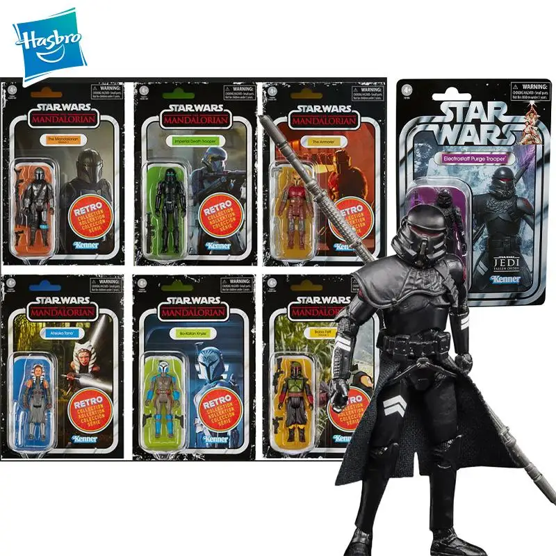 

Star Wars Hasbro Retro Collection Boba Fett Imperial Death Trooper Toy 3.75 Inch Mandalorian Collectible Action Figure