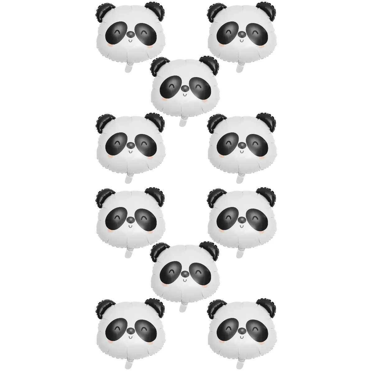 

10 Pcs Party Supplies Panda Balloon Dinning Table Decor Decorative Balloons Aluminum Film Decoration